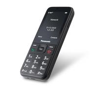 Panasonic KX-TF200EXB Mobile Phone, Dual-Band GSM 900/1800 MHz, 2.4" TFT Colour LCD, 0.3MP Camera, 1000 mAh Li-Ion Battery, Hearing Aid Compatible, Single SIM Card, USB-C cable, Black