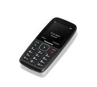 Panasonic KX-TF400EXB 4G User-friendly Button Mobile Phone Volte, 200 Hours Standby, USB-C Charging Function, 2.4 Inch Display, Bluetooth, LED Torch, Camera, IP44 Waterproof, Black