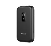 Panasonic KX-TF600EXB 4G Easy-to-Use Clamshell Mobile Phone, VoLTE, upto 290 Hours Reliable power with Standby mode, USB-C, 2.8-inch Display, Bluetooth, LED Flashlight, Camera, IP44 Waterproof, Black