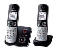 Panasonic KX-TG 6822 Cordless Phone, Twin Handset with Answer Machine