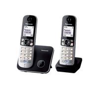 Panasonic KX-TG6812 DECT telephone Caller ID Black, Silver