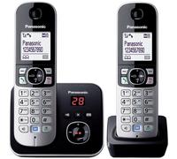 Panasonic KX-TG6822EB Twin DECT Cordless Telephone Set with Answer Machine