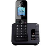 Panasonic KX-TG8181EB Cordless Phone with Answering Machine Hands-Free Functionality & Low Radiation, New