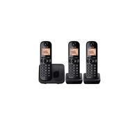 Panasonic KX-TGC213EB Trio DECT Phone with Call Blocking - Black