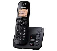 Panasonic KX-TGC220EB DECT Cordless Phone with Answering Machine, 1.6 Inch Easy-to-Read Backlit Display, Nuisance Call Blocker, Hands-Free Speakerphon