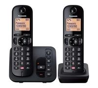Panasonic KX-TGC262EB Cordless Phone, Twin Handset with Answering Machine
