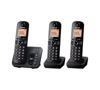 Panasonic KX-TGC263E Digital Cordless Phones: 18-min answering machine, dedicated call block button, an easy-to-read dot-matrix display and a hands-free speakerphone