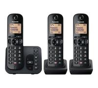 Panasonic KX-TGC263E Digital Cordless Phones: 18-min answering machine, dedicated call block button, an easy-to-read dot-matrix display and a hands-free speakerphone