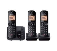 Panasonic KX-TGC263E Digital Cordless Phones: 18-min answering machine, dedicated call block button, an easy-to-read dot-matrix display and a hands-free speakerphone