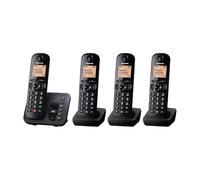 Panasonic KX-TGC264E Digital Cordless Phones: 18-min answering machine, dedicated call block button, an easy-to-read dot-matrix display and a hands-free speakerphone