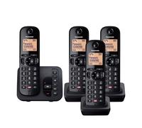 Panasonic KX-TGC264E Digital Cordless Phones: 18-min answering machine, dedicated call block button, an easy-to-read dot-matrix display and a hands-free speakerphone