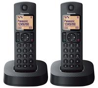 Panasonic KX-TGC312EB Digital Cordless Phone with Nuisance Call Blocker - Black, Pack of 2