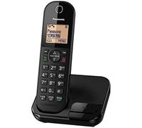 Panasonic KX-TGC41 Digital Cordless Phone with Nuisance Call Blocker, speakerphone and call waiting - Black