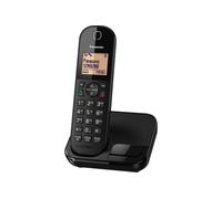 Panasonic Digital Cordless Phone, Call Blocker, LCD Screen, Black, KX-TGC410EB