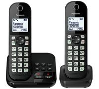 Panasonic KX-TGC462EB Cordless Phone & Answer Machine - Twin