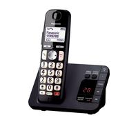 Panasonic KX - TGE820EB Digital Cordless Phone About 40 minutes Answering Machine with Nuisance Call Block and Dedicated Key, Amplified Sound Single