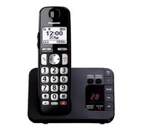 Panasonic KX-TGE820EB telephone DECT telephone Caller ID Black