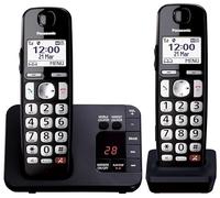 KXTGE822EB Twin Cordless Phone with Answer Machine