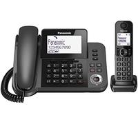 Panasonic KX-TGF320EXM telephone - telephones (DECT, Desk, Black, LCD, AAA, Polyphonic)