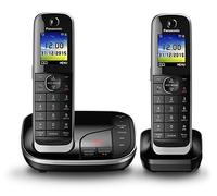 Panasonic Twin Handset Cordless Phone + Nuisance Call Blocker LCD Colour Display