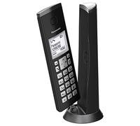 Panasonic KX-TGK220 Designer Cordless Phone, with answerphone, call blocker and do not disturb mode - Black
