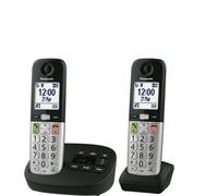 Panasonic Kx-Tgu432Eb Black Digital Cordless Phone, Answering Machine, 2 Handsets Includes Free Gift