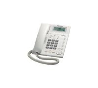Panasonic KX-TS880EX Hands-Free Desk Phone - Built-In Speakerphone for Clear Calls