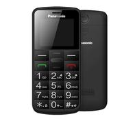 Panasonic KX-TU110 Essentials Mobile Phone for Elderly, Priority Call, Big Button Phone, Bluetooth, Flashlight, Camera, Black