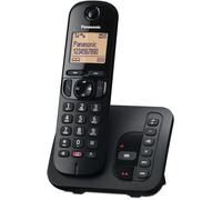 Panasonic KX-TGC260EB Cordless Phone, Single Handset with Answering Machine