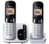 Panasonic KXTGC262ES Cordless Phone w/ Answer Machine Twin