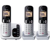 Panasonic KXTGC263ES Cordless Phone w/ Answer Machine Triple