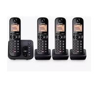 Panasonic KX-TGC264E Digital Cordless Phones: 18-min answering machine, dedicated call block button, an easy-to-read dot-matrix display and a hands-free speakerphone