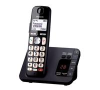 Panasonic KX - TGE820EB Digital Cordless Phone About 40 minutes Answering Machine with Nuisance Call Block and Dedicated Key, Amplified Sound Single