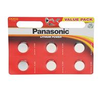 Panasonic Lithium CR2025 batteries, 6 Pieces