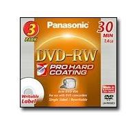 Panasonic LM RW30E3 Blank DVD 8 CM DVD-RAM 1,4 GB Pro Hard Coating Gold