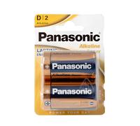 Panasonic LR20APB/2BP D Alkaline Power Batteries (Pack of 2)