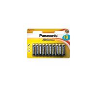 Panasonic 2379 LR06 AA Mignon Alkaline Power Battery(Set of 10)