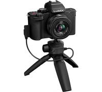Panasonic LUMIX DC-G100VEB-K Vlogging Camera with LUMIX G Vario 12-32 mm f3.5-5.6 and SHGR1 Tripod Grip