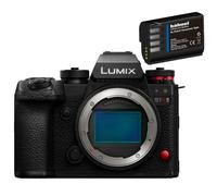 Panasonic Lumix DC-S1R mark II body + Hahnel DMW-BLK22 battery
