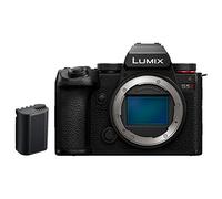 Panasonic LUMIX DC-S5 II Full Frame Mirrorless Camera Body, 4K 60P and 6k 30P, Flip Screen, Wi-Fi, Phase Hybrid AF With 779 points, Active IS, Body Only with DMW-BLK22 Spare Battery, Black