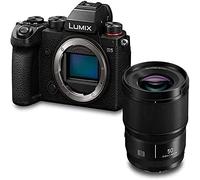 Panasonic LUMIX DC-S5E-K S5 Full Frame Mirrorless Camera with 50mm F1.8 lens, 4K 60P Video Recording with Flip Screen and Wi-Fi, L-Mount, 5-Axis Dual I.S, (Black)