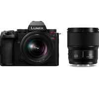 Panasonic Lumix S5II + S 20-60MM F3.5-5.6 + 50mm F1.8 MILC 24.2 MP CMOS 12000 x 8000 pixels Black