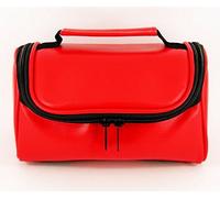Panasonic Lumix DC-TZ200, DC-ZS200 Camera Case Bag by TGC ® with shoulder strap and Carry Handle (Red Faux Leather)