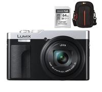 Panasonic Lumix DC-TZ99 Silver/Black + Lexar 64GB SDXC + Case Logic DCB-313
