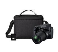 Panasonic Lumix DMC-FZ82D 18MP Bridge Camera - Black (Camera + Sandisk 128GB SD Card + System Bag)