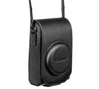 Panasonic LUMIX DMW-PHS84XEK Leather Case for TZ101 with Shoulder Strap and Belt Loop - Black