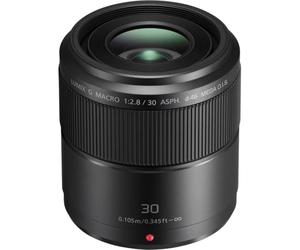 Panasonic LUMIX G MACRO LENS, 30MM, F2.8 ASPH, MIRRORLESS MICRO FOUR THIRDS, MEGA OPTICAL I.S, H-HS030 (USA BLACK)