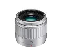 Panasonic LUMIX H-H025E-K 25 mm Micro Four Thirds Camera Lens for G Series - Silver