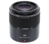 Panasonic LUMIX H-HS030E 30 mm Macro Camera Lens - Black