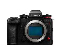 Panasonic LUMIX S1II Full Frame Mirrorless Camera, Body Only, 24MP, 4K 120p, 5.1K 60p Open Gate, ProRes RAW, Phase Hybrid AF, L-Mount, Black